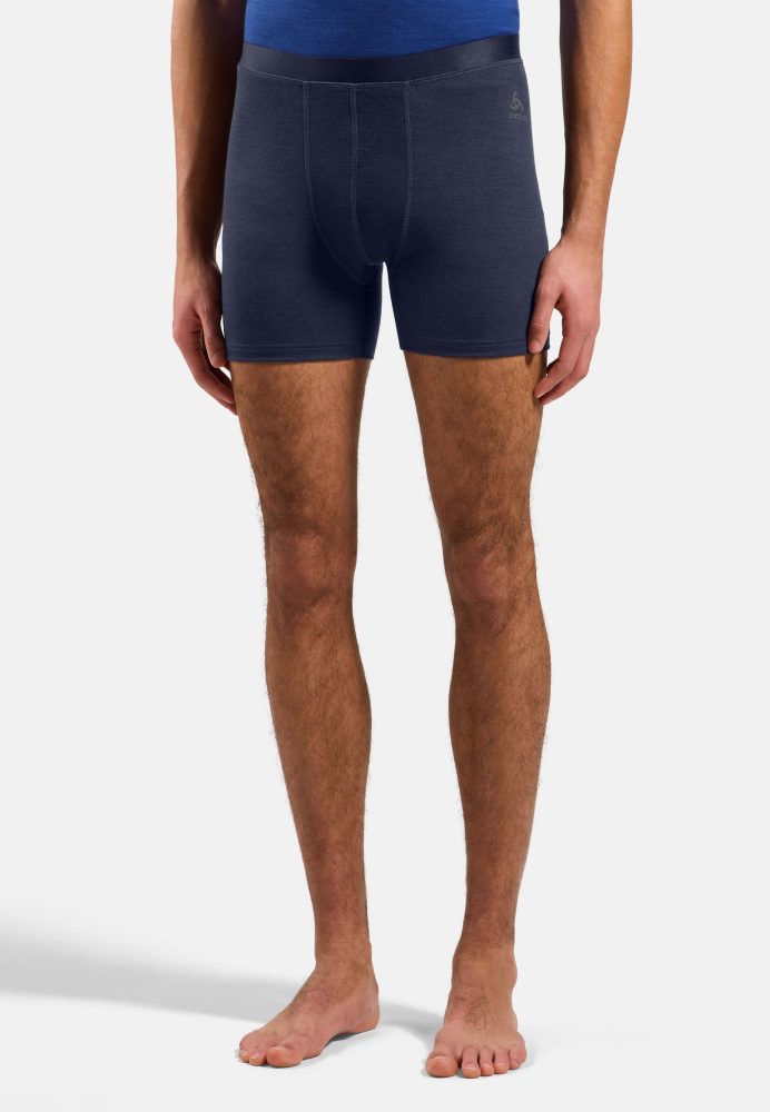 Odlo Merino 160 Boxershorts für Herren - Wandern, Ski & Snow - marineblau, S