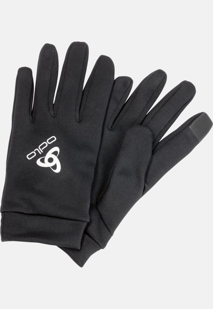 Odlo Stretchfleece Liner E-Tip Handschuhe - Wandern, Ski & Snow - schwarz, XS