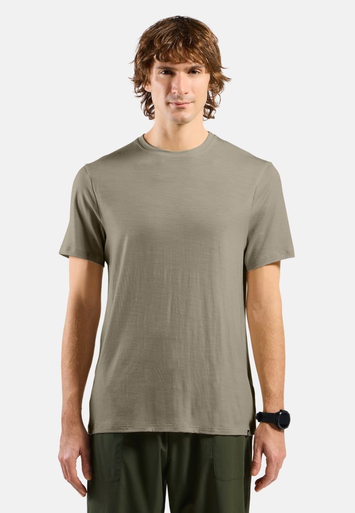Odlo Merino 160 Plain T-Shirt für Herren - Wandern, Casual Comfort - , S