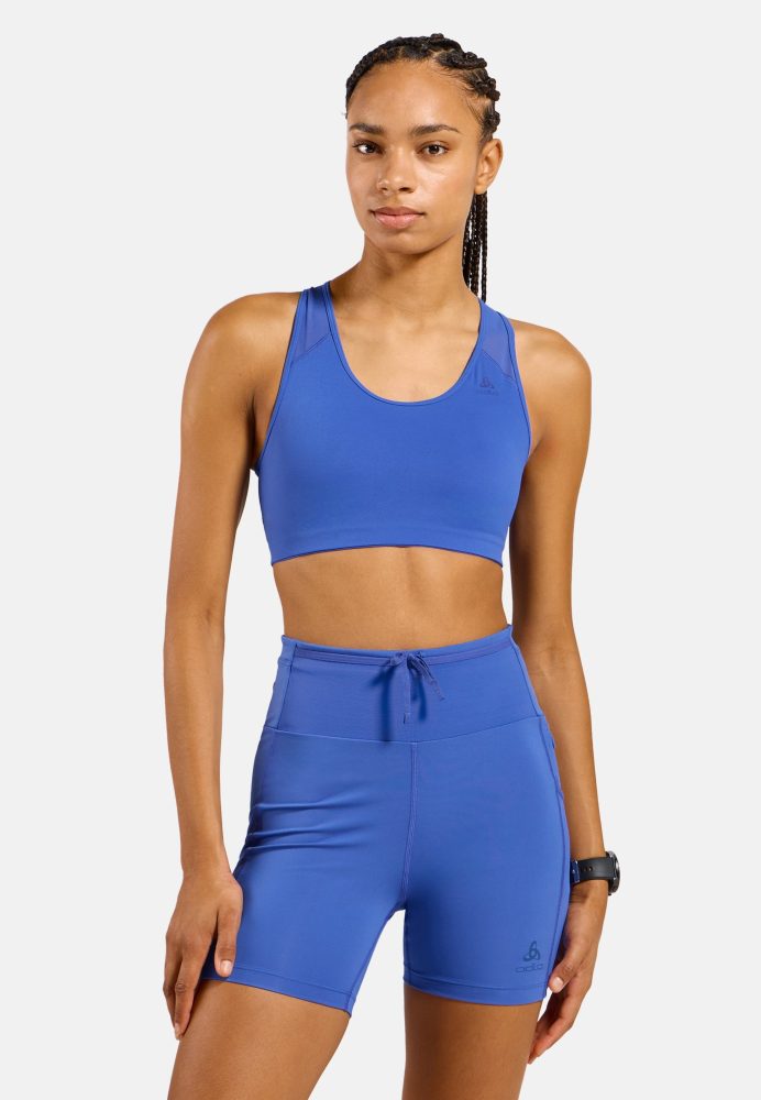 Odlo Medium Support Sport BH für Damen - Wandern, Training - blau, M