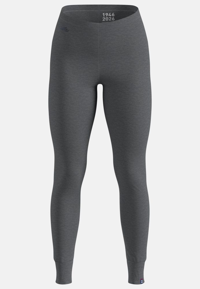 Odlo Active Warm 80th Anniversary Base Layer Tights für Damen - Wandern, Ski & Snow - grau, XS