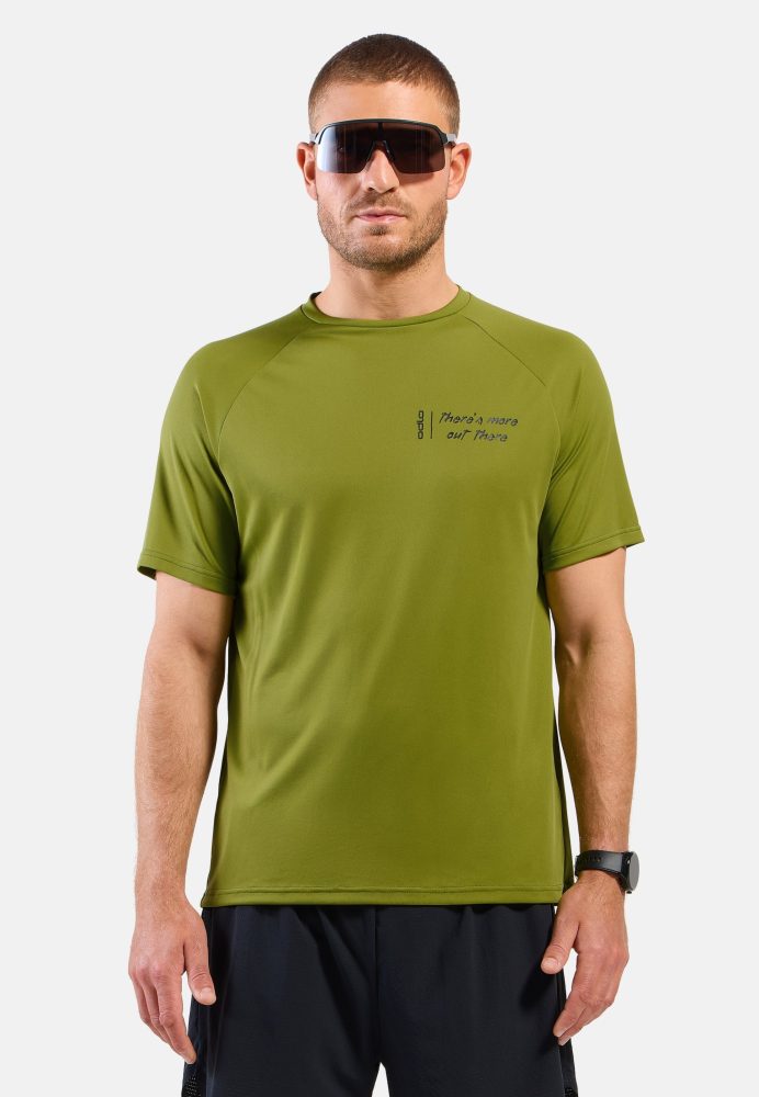 Odlo Herren Essential Print Crew T-Shirt