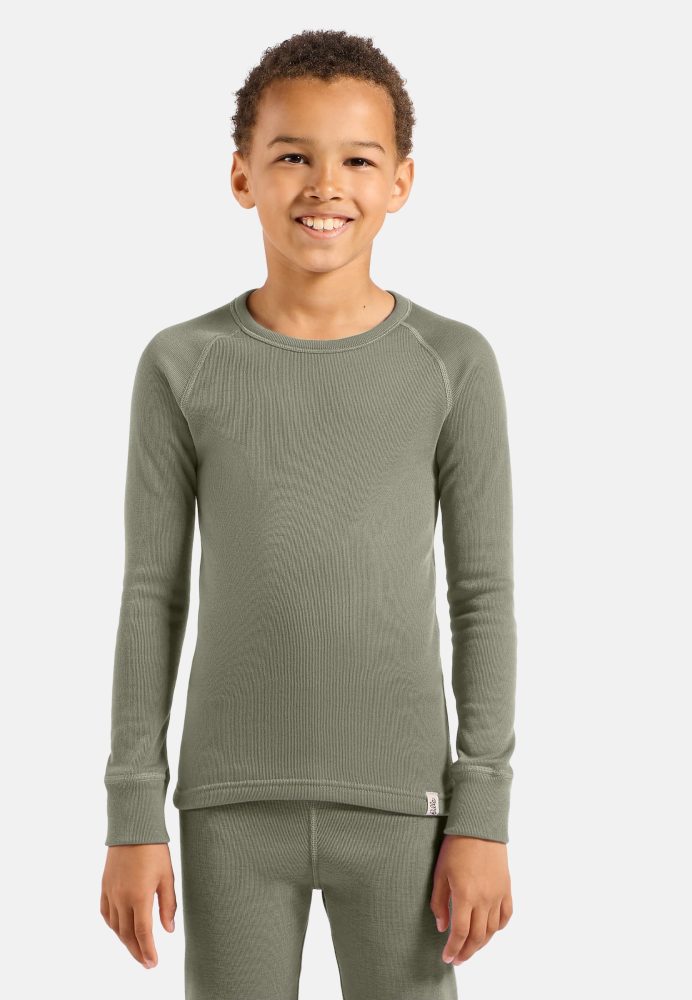 ODLO Kinder Unterziehshirt Active Warm silber | 140