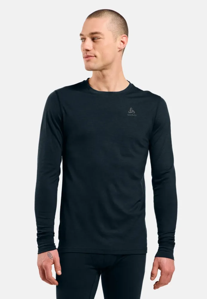 Odlo Herren Merino 200 Crew Neck Longsleeve