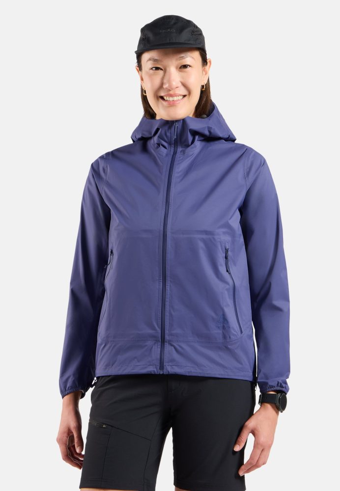 Odlo Essential 2.5L Waterproof Jacke für Damen - Wandern - lila, M