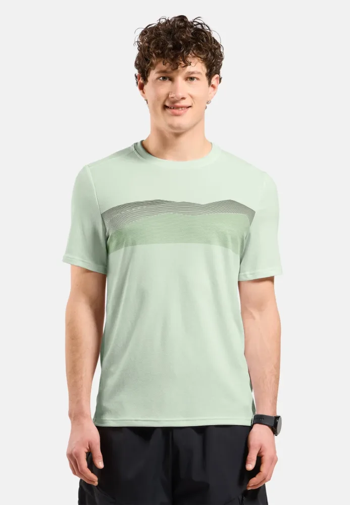 Odlo F-Dry Ridgeline T-Shirt für Herren - Wandern - grün, S