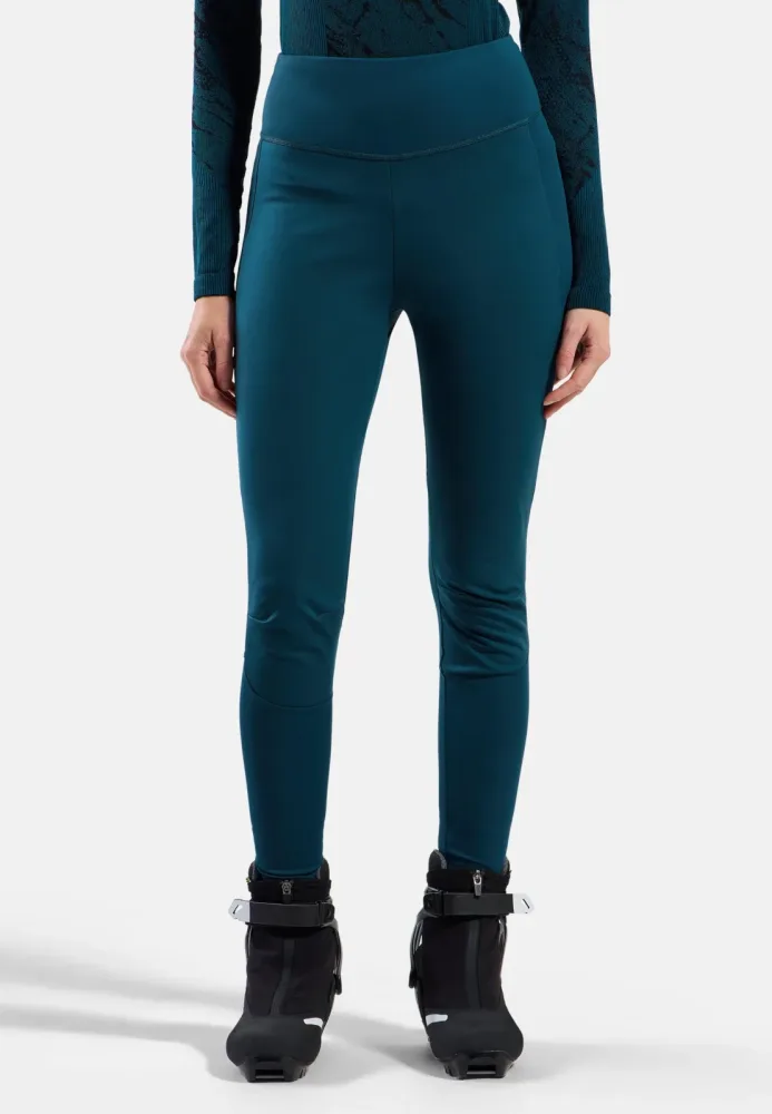 Odlo Essential Warm Tights für Damen - Skilanglauf - marineblau, S