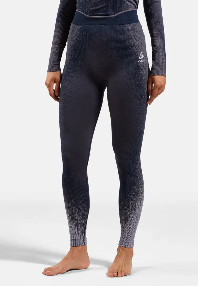 Odlo Blackcomb Base Layer Tights für Damen - Skilanglauf, Ski & Snow - lila, S