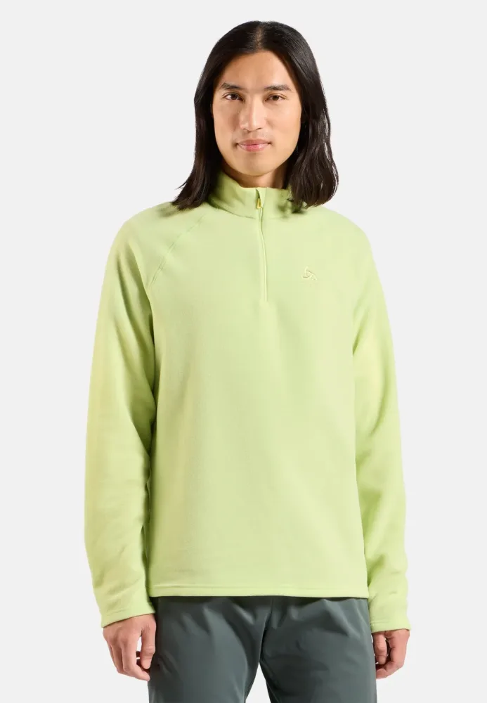 Odlo Rigi Mid Layer Half-Zip für Herren - Wandern, Ski & Snow - grün, XXL