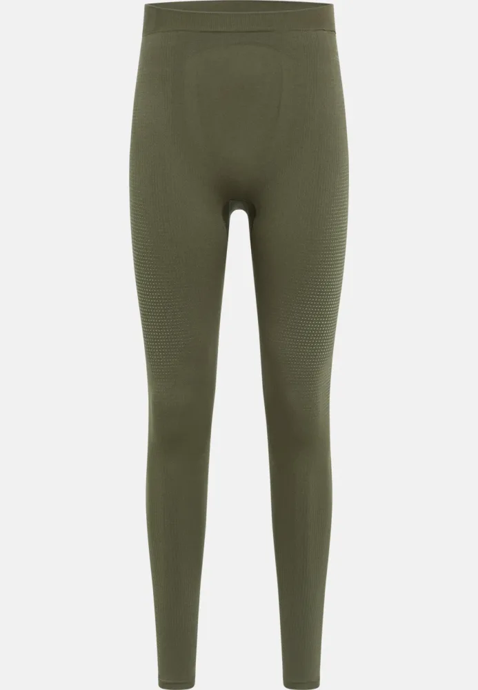 Odlo Performance Warm Base Layer Tights für Herren - Skilanglauf, Ski & Snow - grün, S