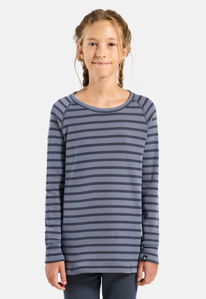 Odlo Active Warm Set Base Layer Set für Kinder - Wandern, Ski & Snow - blau, 92