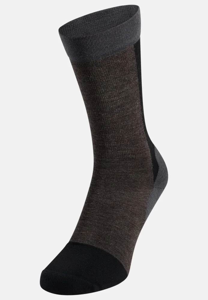 Odlo Performance Wool Hike Crew-Socken - Wandern - braun, 42-44