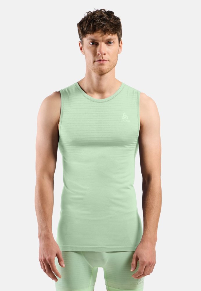 Odlo Performance X-Light Base Layer Tank für Herren - Training, Radsport - grün, L