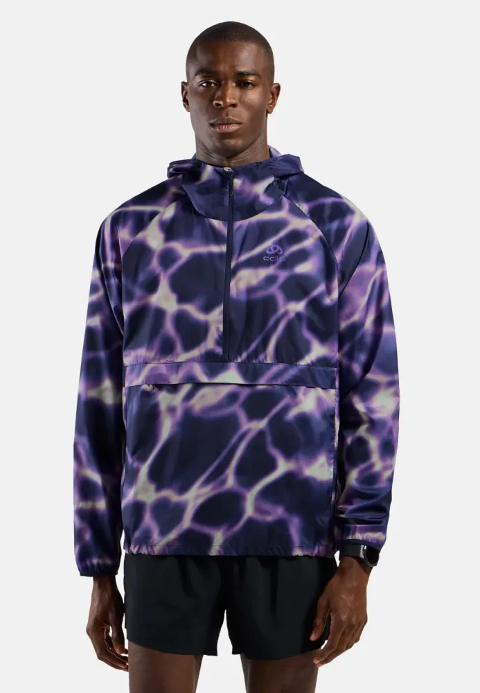 Odlo Zeroweight Print Laufjacke für Herren - Running - lila, XL