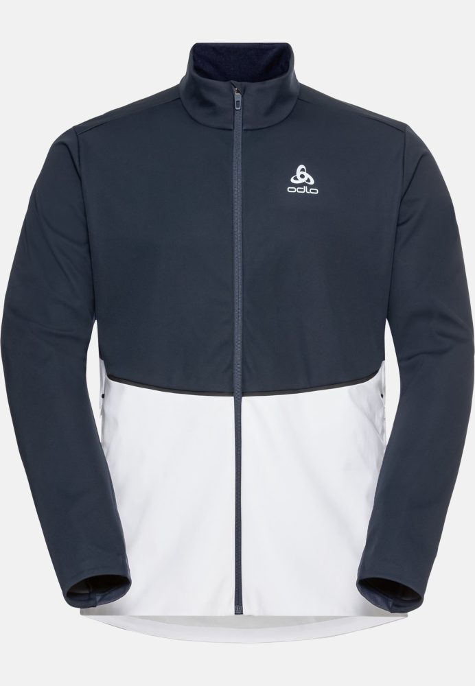 Odlo Markenes Langlaufjacke für Herren - Skilanglauf - blau, L