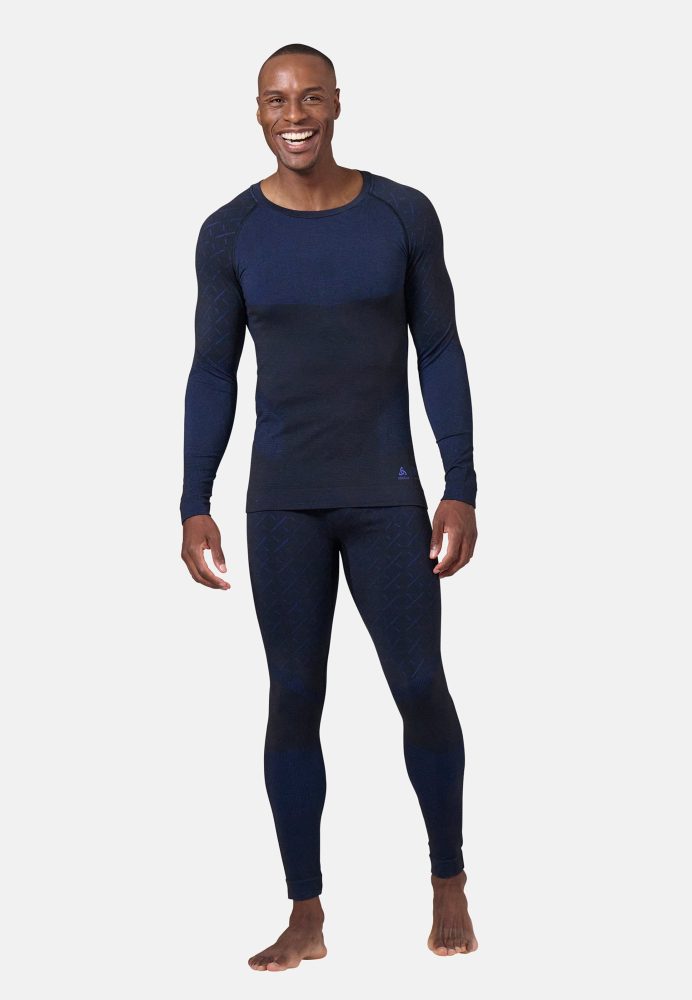 Odlo Slokar Performance Wool 200 Base Layer Shirt für Herren - Ski & Snow - schwarz, L