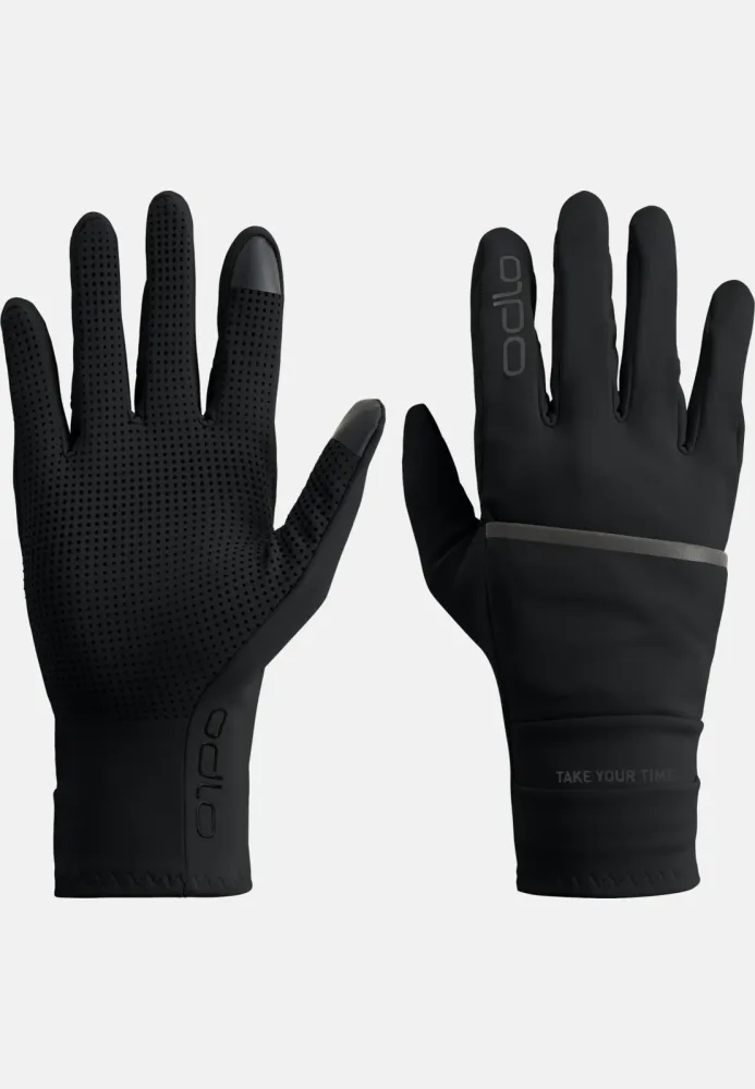 Odlo Multisport Windproof Light Handschuhe - Trail Running, Running - schwarz, M