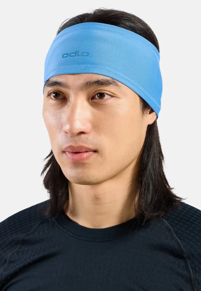 Odlo Polyknit Warm Stirnband - Skilanglauf, Radsport - blau, OneSize