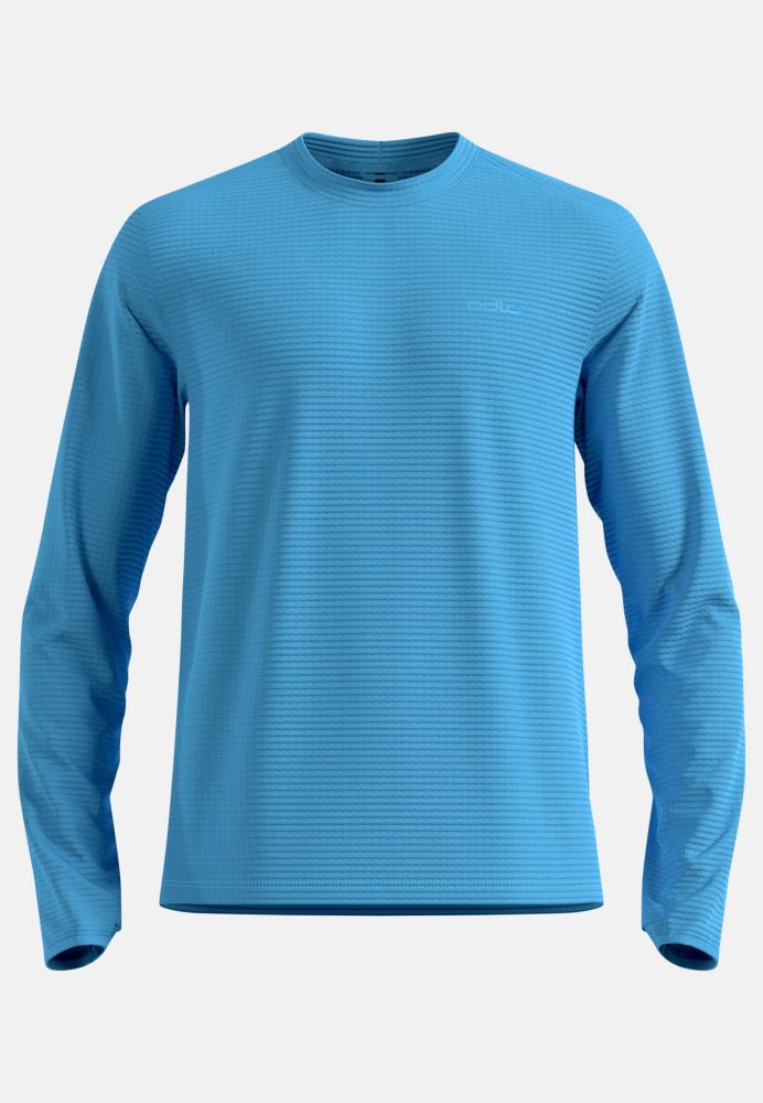 Odlo Essential Thermal Lauf-Mid Layer für Herren - Trail Running, Running - blau, XS