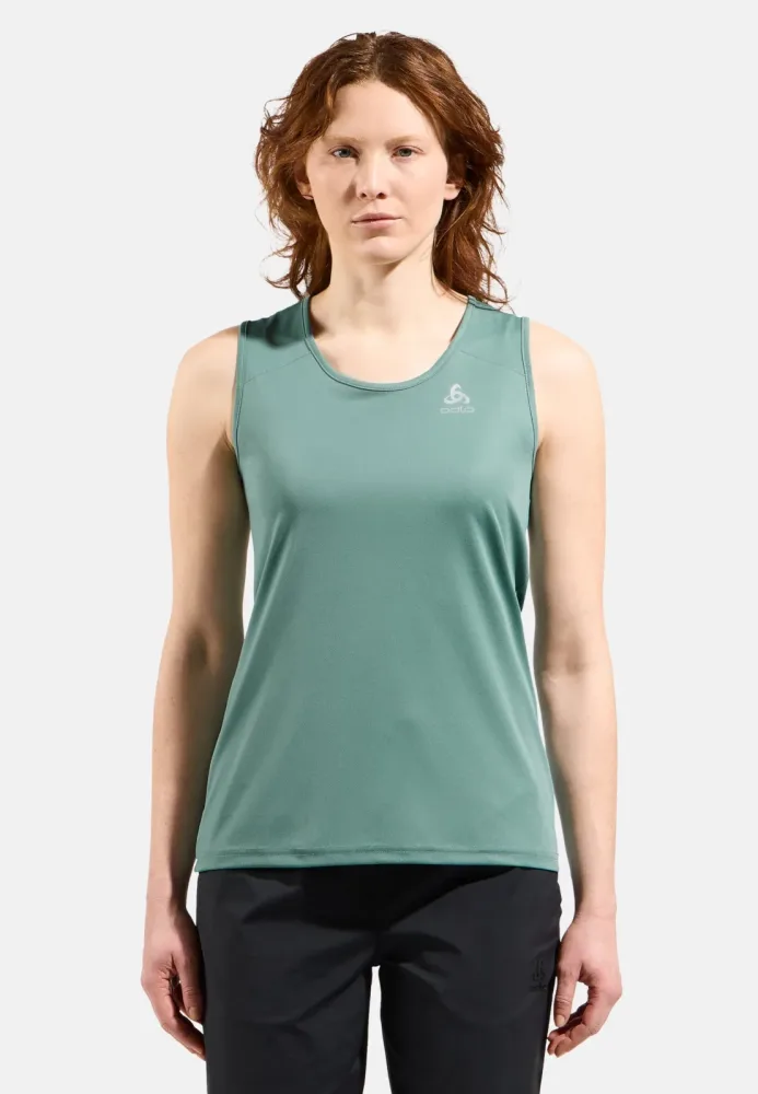 Odlo Cardada Tank für Damen - Wandern, Casual Comfort - grün, S