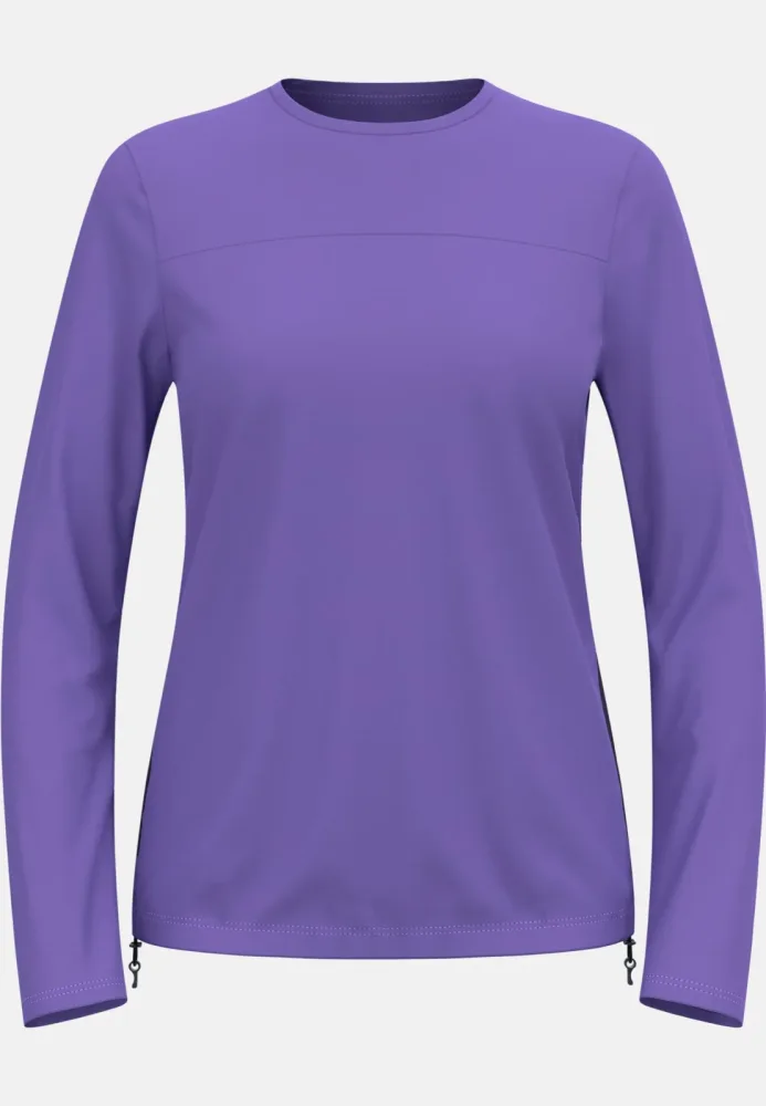 Odlo Explorer Cargo Langarm-Radshirt für Damen - Gravel, Radsport - lila, XL