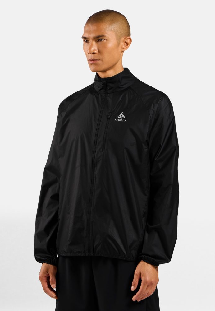 Odlo Zeroweight Laufjacke für Herren - Trail Running, Running - schwarz, XL