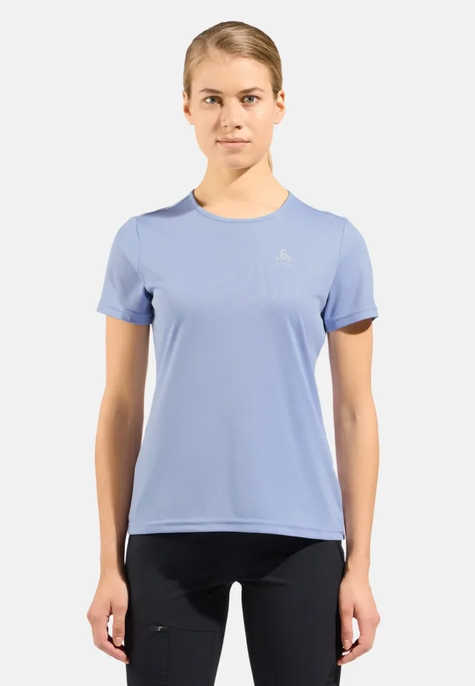 Odlo Cardada T-Shirt für Damen - Wandern, Casual Comfort - blau, S