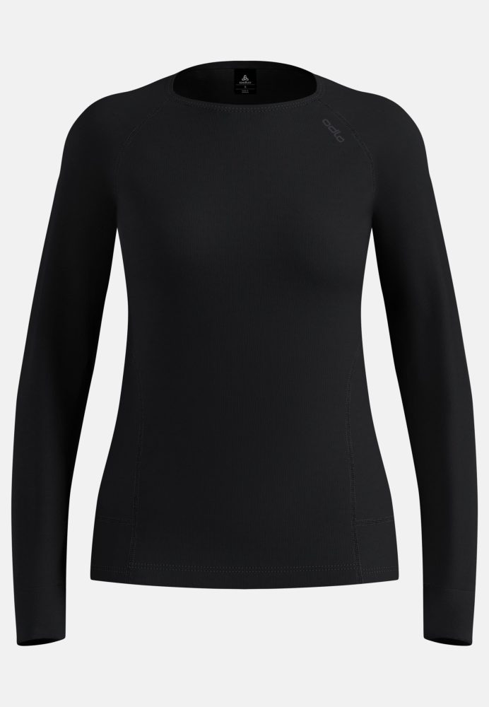 Odlo Active X-Warm Base Layer Shirt für Damen - Wandern, Ski & Snow - schwarz, XL