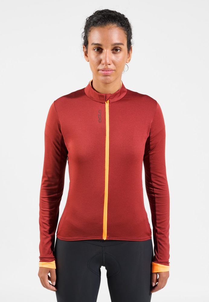 Odlo Zeroweight Ceramiwarm Rad-Mid Layer Full-Zip für Damen - Radsport - , M
