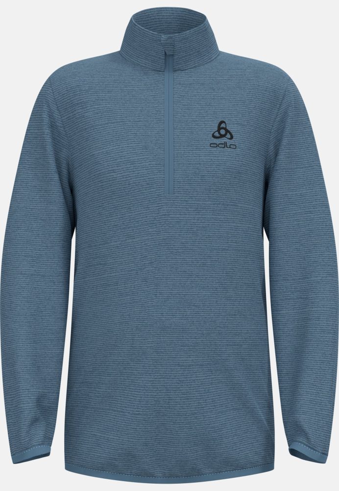 Odlo Roy Stripe Mid Layer Half-Zip für Kinder - Wandern - blau, 128