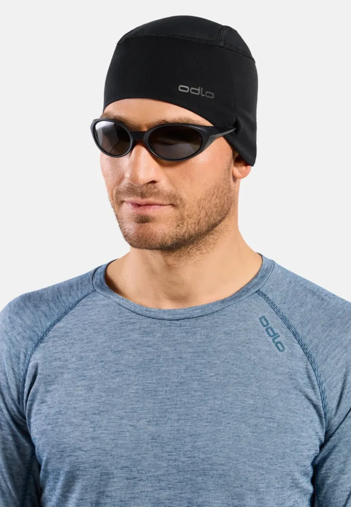 Odlo Performance Windblock Mütze - Skilanglauf, Radsport - schwarz, L/XL