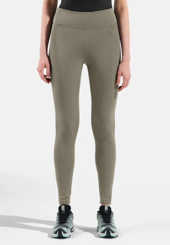 Odlo Ascent Medium Support Wander-Tights für Damen - Wandern, Training - grün, XL