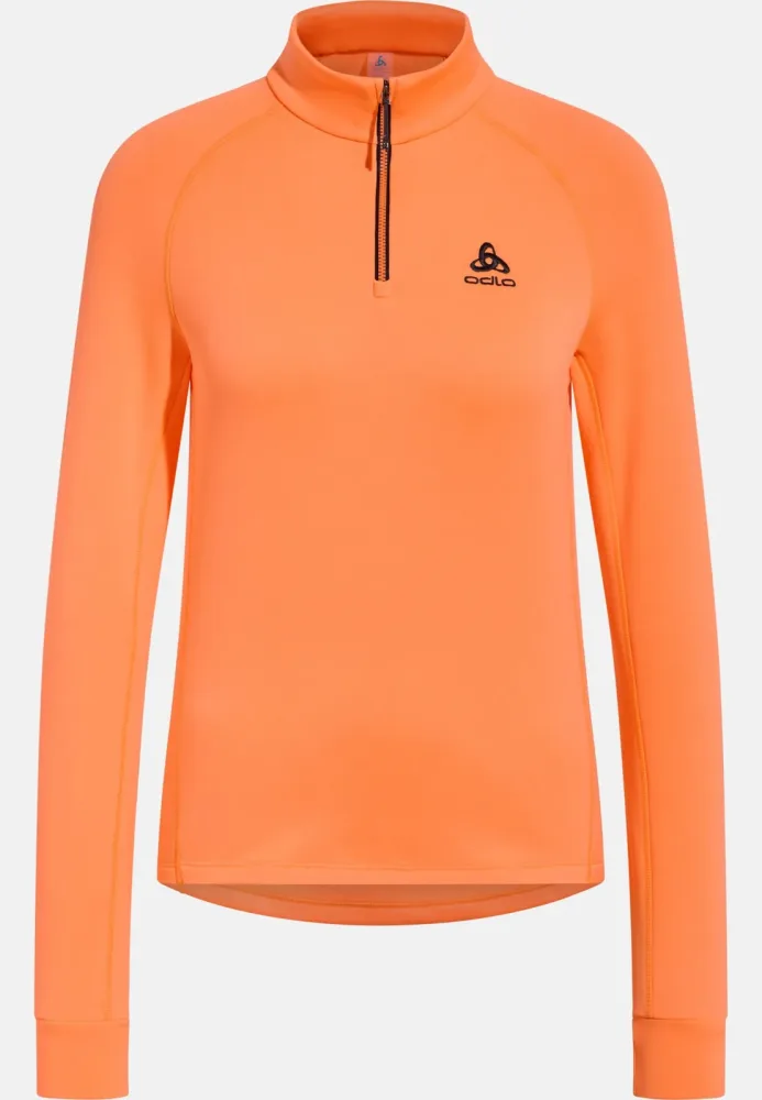 Odlo Berra Mid Layer Half-Zip für Damen - Wandern, Ski & Snow - orange, S