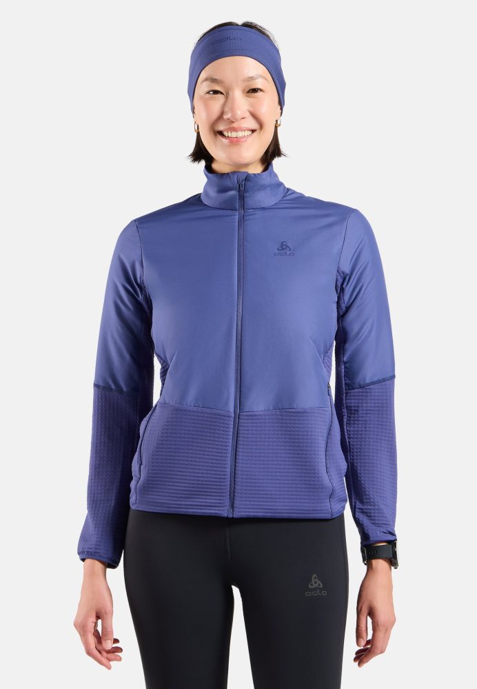 Odlo Essential Insulator Hybrid Laufjacke für Damen - Running - lila, XS
