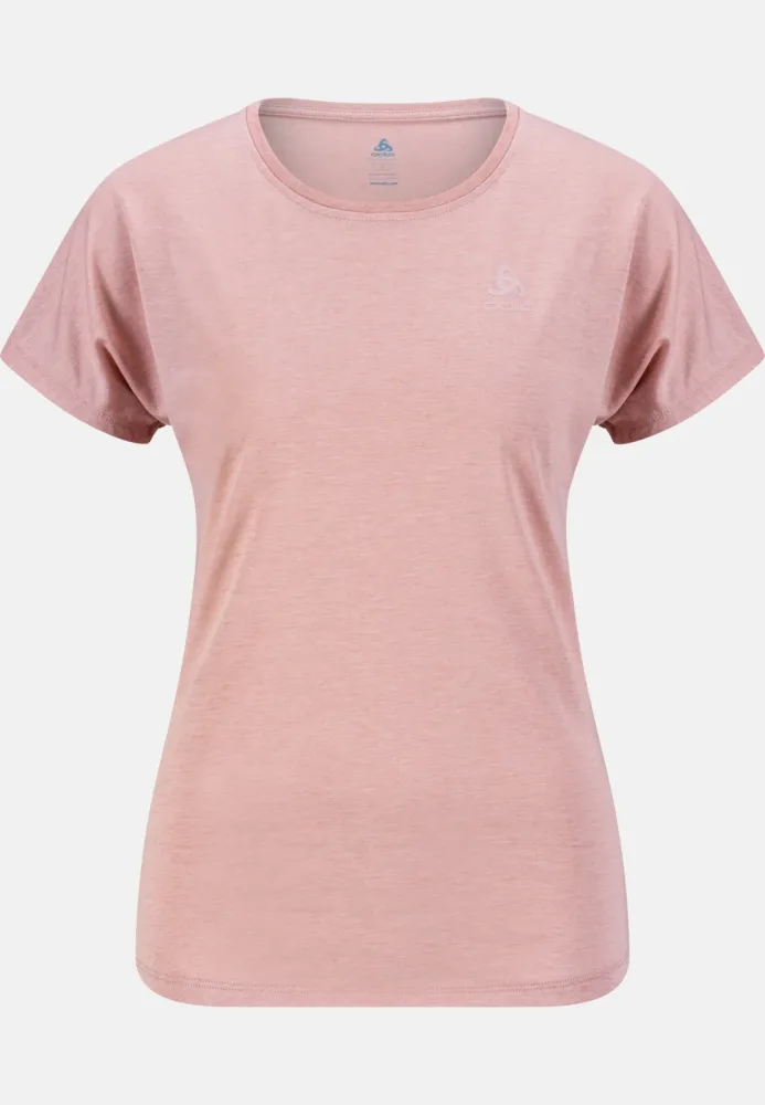 Odlo Ascent 365 T-Shirt für Damen - Wandern, Casual Comfort - pink, S