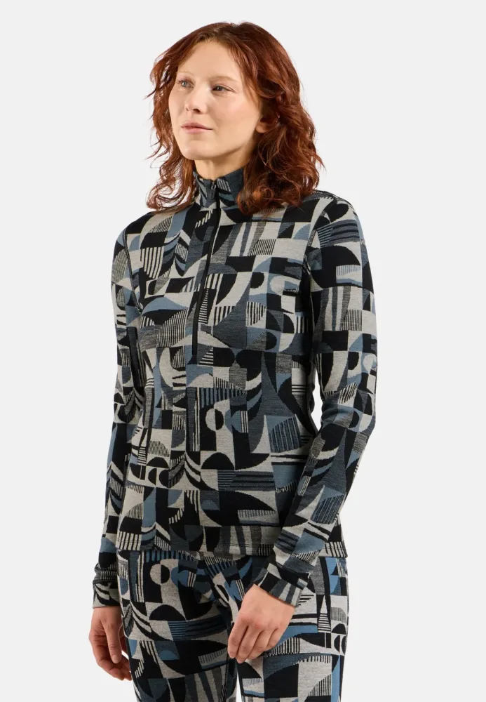 Odlo Damen Merino Heritage Bl Turtle Neck Longsleeve