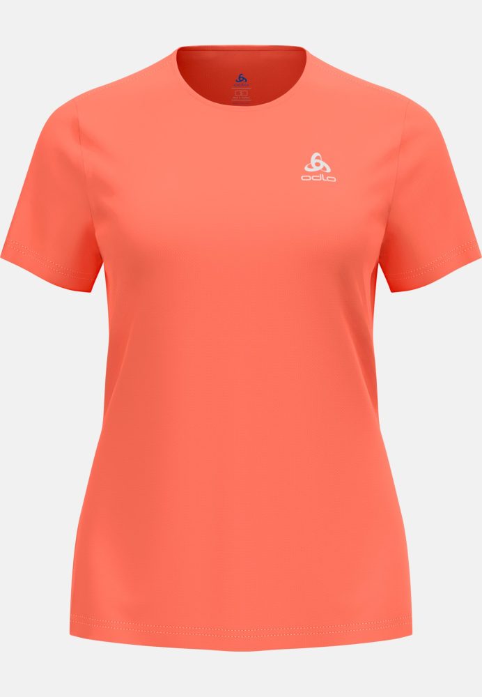 Odlo Cardada T-Shirt für Damen - Wandern, Casual Comfort - orange, S