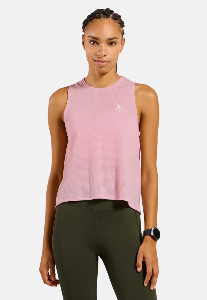Odlo Essential Linencool Lauf-Tank für Damen - Training, Running - pink, XL