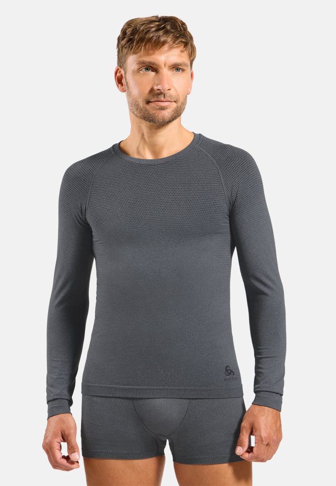 Odlo Performance Light Base Layer Shirt für Herren - Skilanglauf, Radsport - grün, L