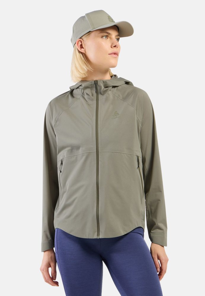 Odlo Active 365 Laufjacke für Damen - Training, Running - grün, M