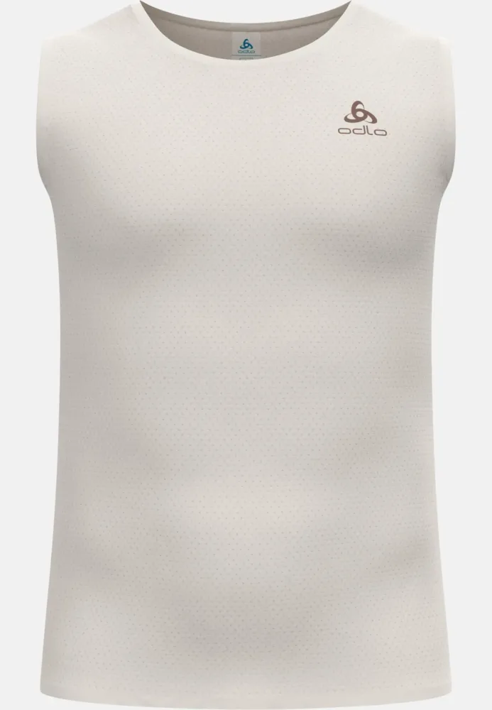 Odlo Merino Performance Wool 140 Seamless Base Layer Tank für Herren - Wandern, Radsport - beige, M