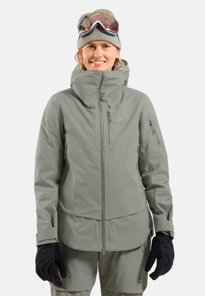 Odlo X-Alp 3L Skijacke für Damen - Ski & Snow - grün, L