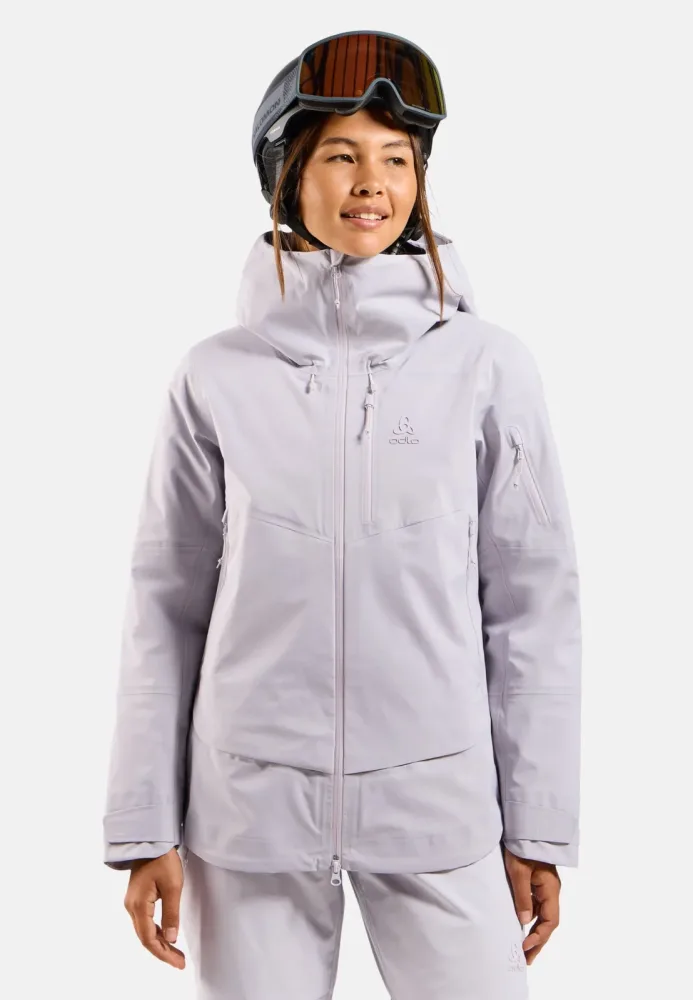 Odlo X-Alp 3L Skijacke für Damen - Ski & Snow - lila, M