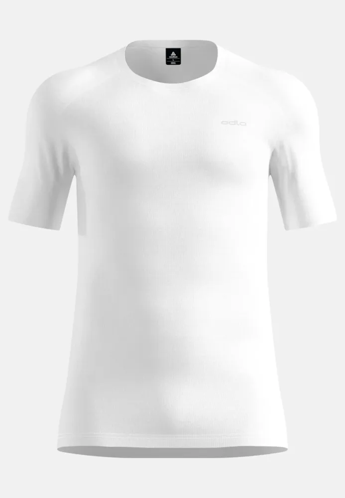 Odlo Active Warm Base Layer T-Shirt für Herren - Wandern, Ski & Snow - weiss, L