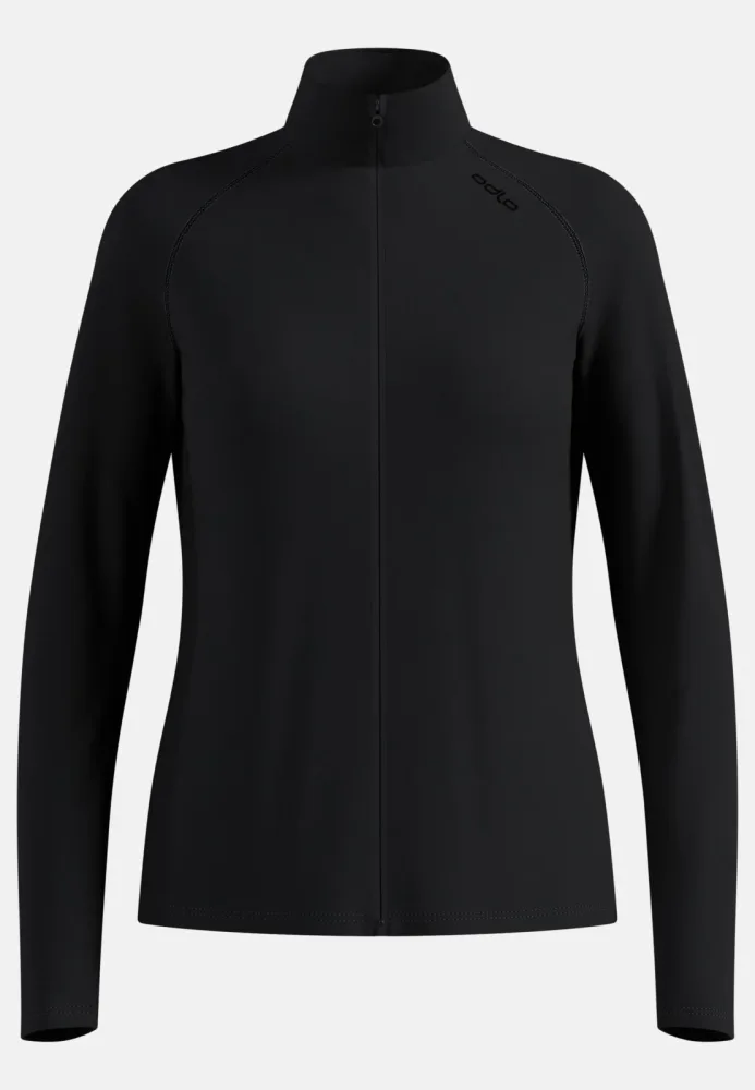 Odlo Essential Warm Mid Layer Full-Zip für Damen - Wandern, Ski & Snow - schwarz, M