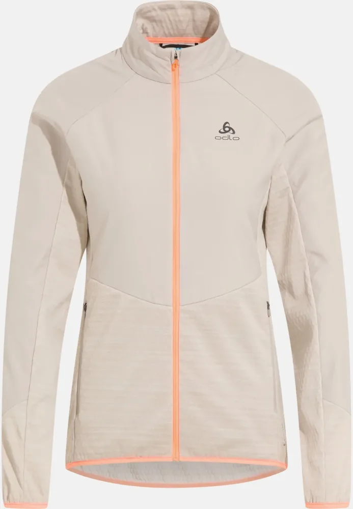 Odlo Essential Insulator Hybrid Laufjacke für Damen - Running - beige, L
