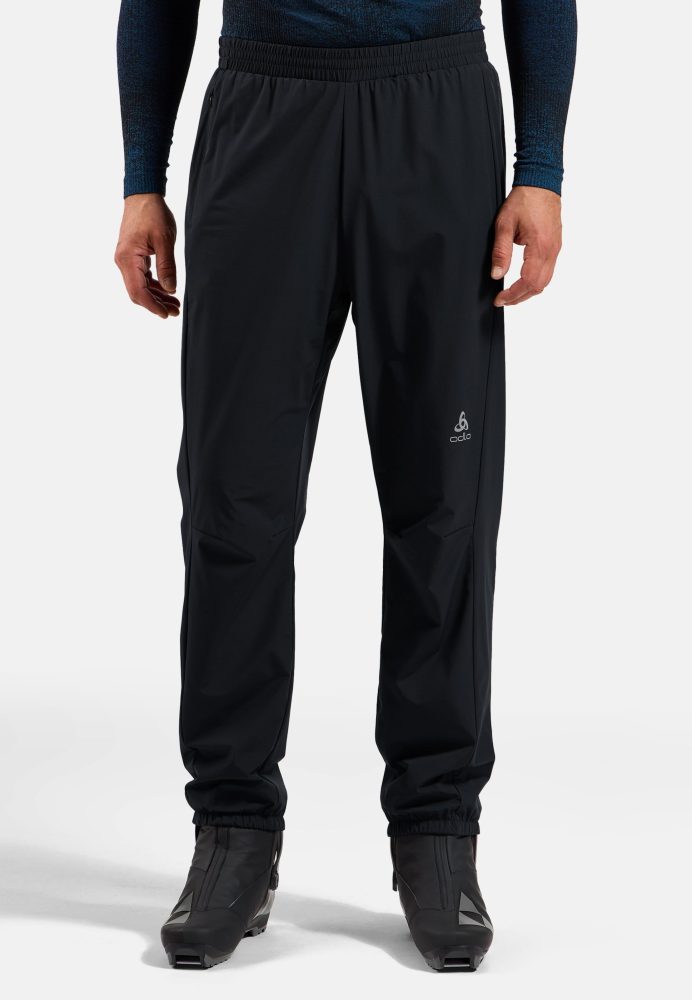 Odlo Windbreaker Langlaufhose für Herren - Skilanglauf - schwarz, 3XL