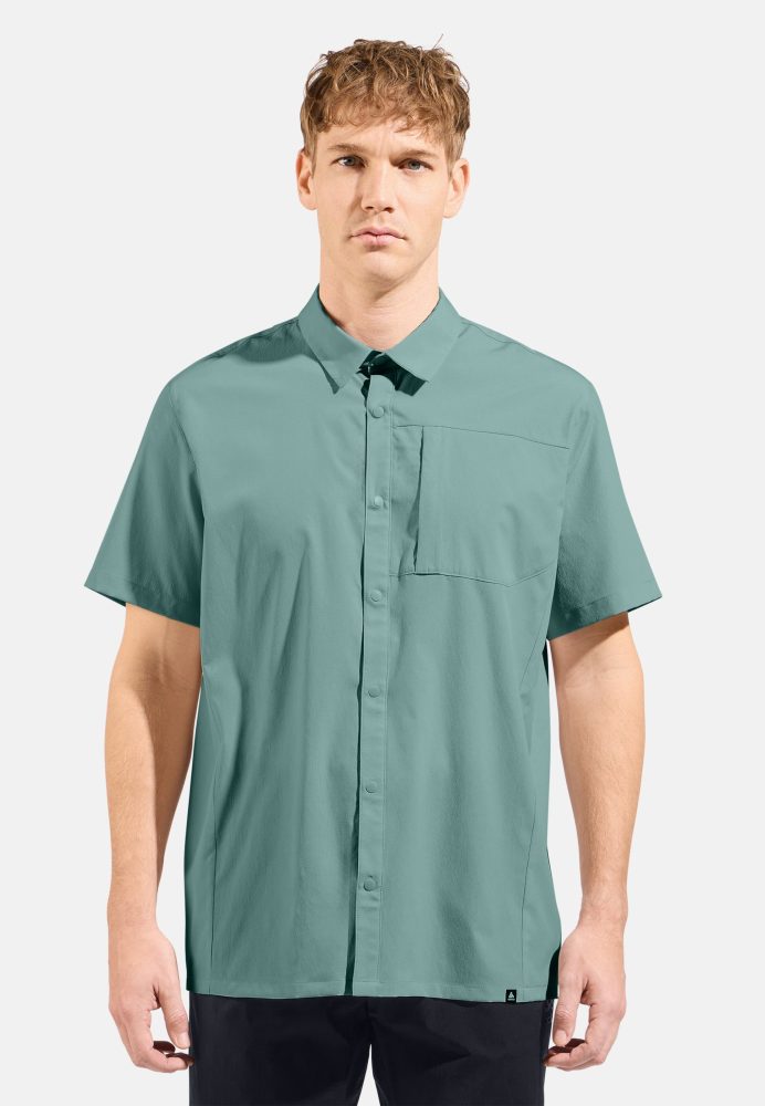 Odlo Essential Kurzarmhemd für Herren - Wandern - grün, M