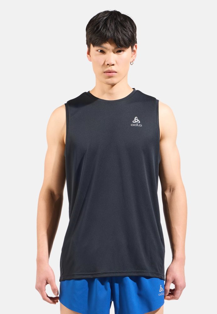 Odlo Essential Lauf-Tank für Herren - Training, Running - schwarz, M