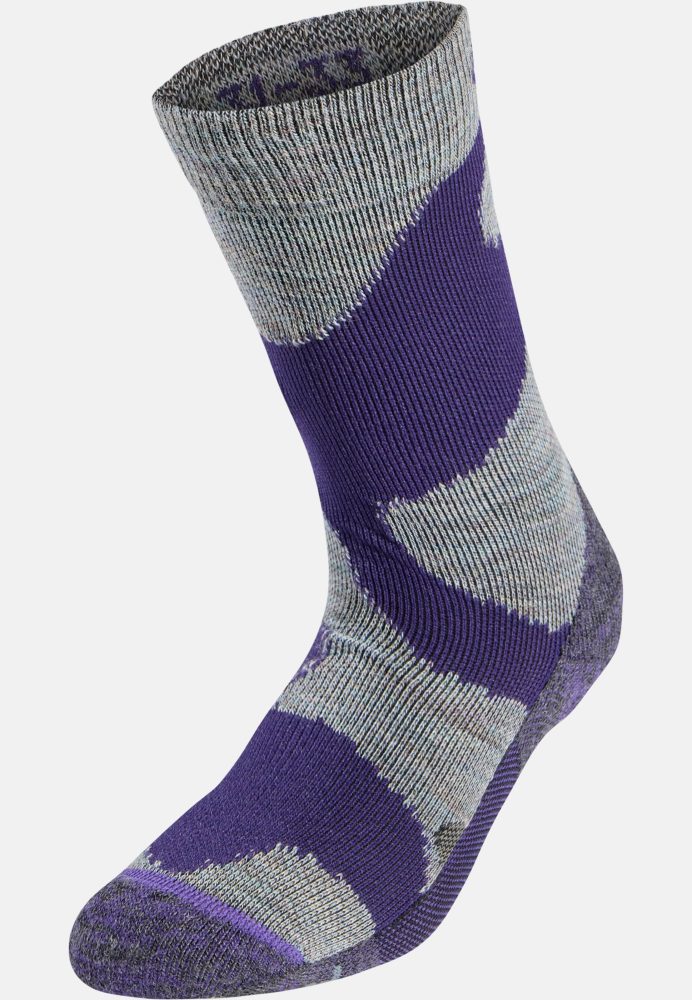 Odlo Merino Warm Crew-Socken für Kinder - Wandern - blau, 34-36